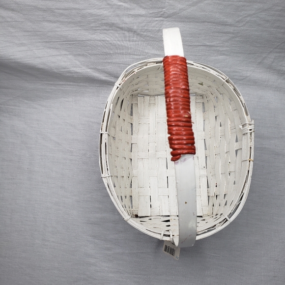 Two Wicker Holiday Christmas Wicker Baskets Letters Noel and Rustic Reindeer - Picture 12 of 14